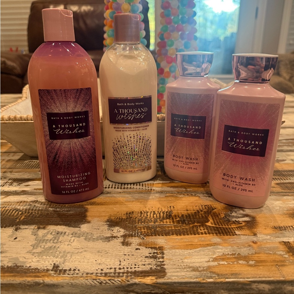 Bath & Body Works A Thousand Wishes Pink Collection